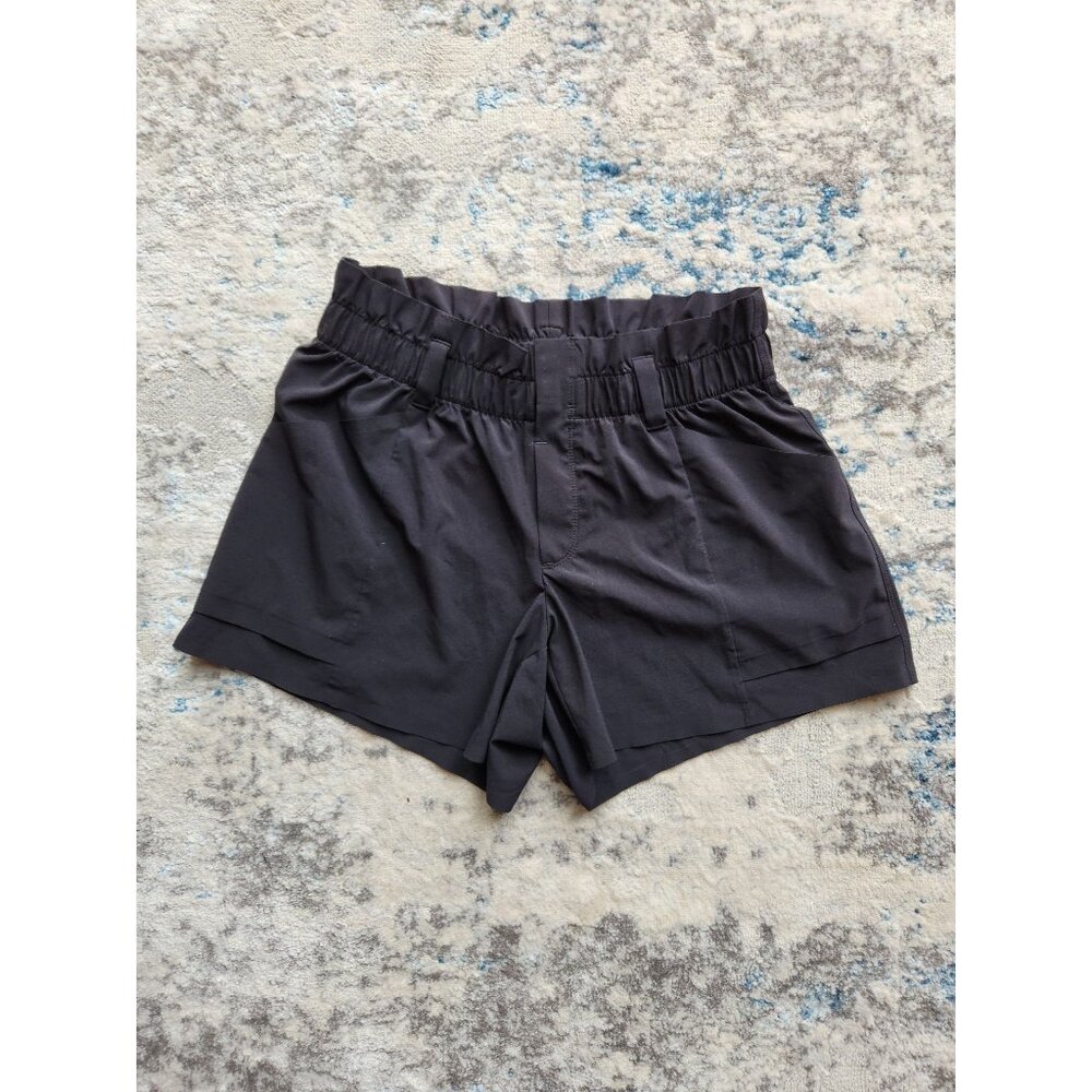 🥳 5 for $25 BUNDLE Athleta Black Size 4 Paperbag Lightweight Skyline Shorts II